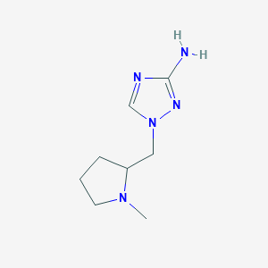 1-[(1-Methylpyrrolidin-2-yl)methyl]-1H-1,2,4-triazol-3-amine