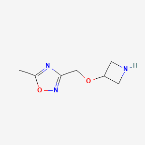 3-[(Azetidin-3-yloxy)methyl]-5-methyl-1,2,4-oxadiazole