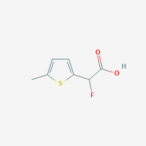 2-Fluoro-2-(5-methylthiophen-2-yl)acetic acid