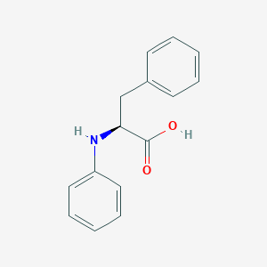 molecular formula C15H15NO2 B13314190 N-Phenyl-L-phenylalanine 