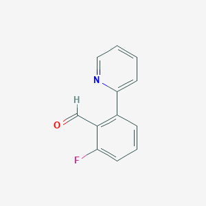 2-Fluoro-6-(pyridin-2-yl)benzaldehyde