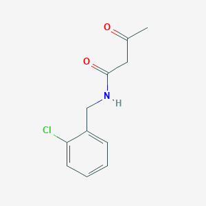 B1331426 N-(2-Chlorobenzyl)-3-oxobutanamide CAS No. 331713-76-9