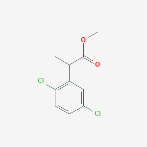 molecular formula C10H10Cl2O2 B13314286 Methyl 2-(2,5-dichlorophenyl)propanoate 