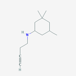 N-(But-3-YN-1-YL)-3,3,5-trimethylcyclohexan-1-amine