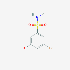 3-Bromo-5-methoxy-N-methylbenzene-1-sulfonamide