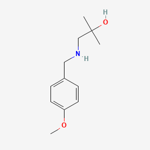 1-(4-Methoxy-benzylamino)-2-methyl-propan-2-OL