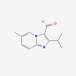 6-Methyl-2-(propan-2-YL)imidazo[1,2-A]pyridine-3-carbaldehyde