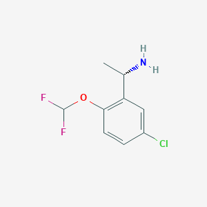 (1S)-1-[5-chloro-2-(difluoromethoxy)phenyl]ethan-1-amine