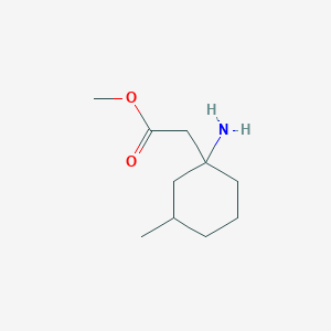 Methyl 2-(1-amino-3-methylcyclohexyl)acetate