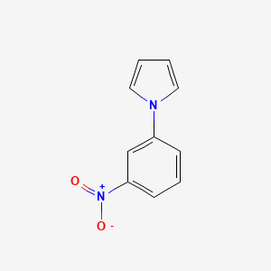 molecular formula C10H8N2O2 B1331440 1-(3-硝基苯基)-1H-吡咯 CAS No. 4310-42-3