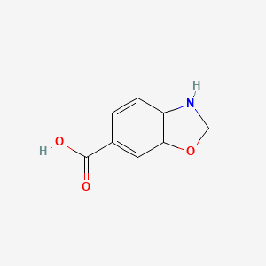 molecular formula C8H7NO3 B13314411 2,3-Dihydrobenzo[d]oxazole-6-carboxylic acid 