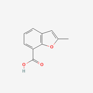 molecular formula C10H8O3 B1331442 2-甲基苯并呋喃-7-羧酸 CAS No. 31457-07-5