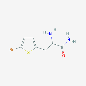 2-Amino-3-(5-bromothiophen-2-yl)propanamide