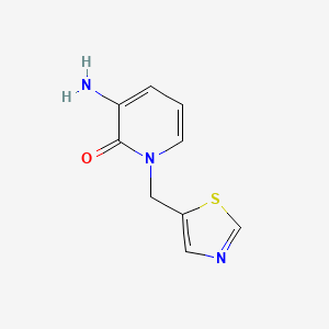 3-Amino-1-(1,3-thiazol-5-ylmethyl)-1,2-dihydropyridin-2-one