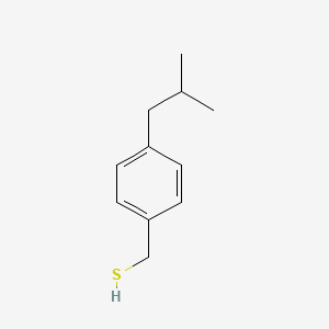 molecular formula C11H16S B13314456 [4-(2-Methylpropyl)phenyl]methanethiol 