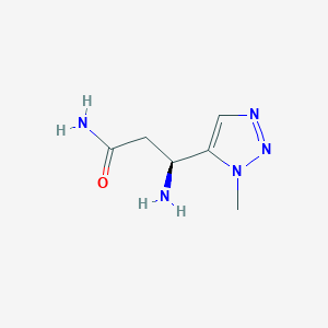 (3S)-3-Amino-3-(1-methyl-1H-1,2,3-triazol-5-yl)propanamide