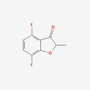 4,7-Difluoro-2-methyl-2,3-dihydro-1-benzofuran-3-one