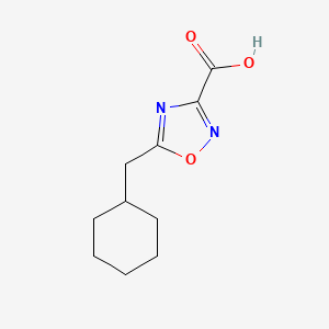 5-(Cyclohexylmethyl)-1,2,4-oxadiazole-3-carboxylic acid