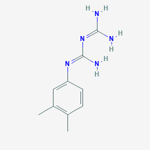 B1331451 N-(3,4-dimethylphenyl)imidodicarbonimidic diamide CAS No. 49872-75-5