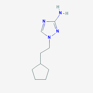 1-(2-Cyclopentylethyl)-1H-1,2,4-triazol-3-amine