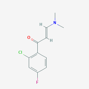 1-(2-Chloro-4-fluorophenyl)-3-(dimethylamino)prop-2-en-1-one