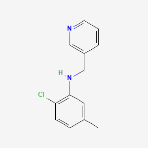 2-Chloro-5-methyl-N-(pyridin-3-ylmethyl)aniline