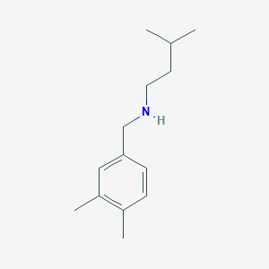 [(3,4-Dimethylphenyl)methyl](3-methylbutyl)amine