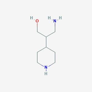 3-Amino-2-(piperidin-4-YL)propan-1-OL