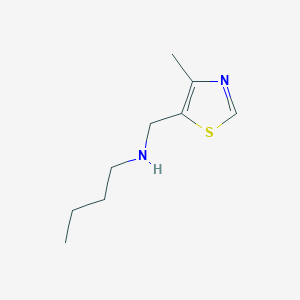 Butyl[(4-methyl-1,3-thiazol-5-yl)methyl]amine