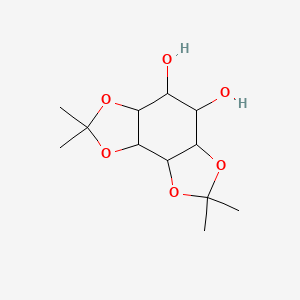 molecular formula C12H20O6 B1331463 2,2,7,7-四甲基六氢苯并[1,2-d:3,4-d']双[1,3]二噁杂环-4,5-二醇 CAS No. 65556-81-2