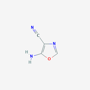 B1331464 5-Aminooxazole-4-carbonitrile CAS No. 5098-15-7