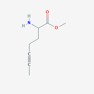 Methyl 2-aminohept-5-ynoate