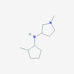 1-methyl-N-(2-methylcyclopentyl)pyrrolidin-3-amine