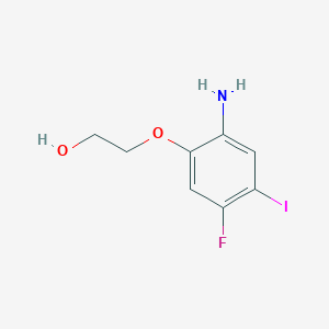 2-(2-Amino-5-fluoro-4-iodophenoxy)ethan-1-OL