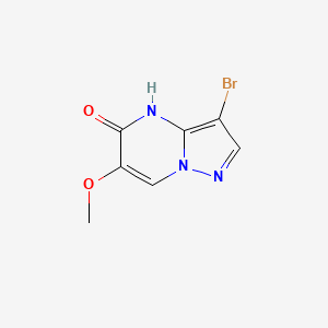 3-Bromo-6-methoxy-4H,5H-pyrazolo[1,5-a]pyrimidin-5-one