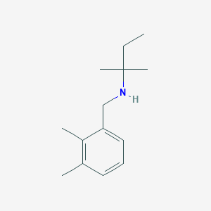 molecular formula C14H23N B13314682 [(2,3-Dimethylphenyl)methyl](2-methylbutan-2-yl)amine 