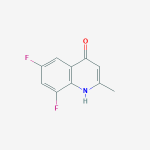 molecular formula C10H7F2NO B1331469 6,8-二氟-2-甲基喹啉-4-醇 CAS No. 219689-64-2