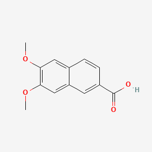 molecular formula C13H12O4 B1331470 6,7-二甲氧基-2-萘甲酸 CAS No. 37707-78-1