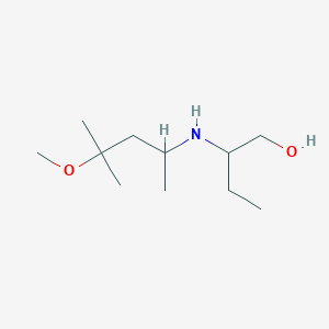 2-[(4-Methoxy-4-methylpentan-2-yl)amino]butan-1-ol