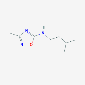 3-Methyl-N-(3-methylbutyl)-1,2,4-oxadiazol-5-amine