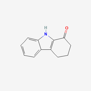 molecular formula C12H11NO B1331480 2,3,4,9-四氢-1H-咔唑-1-酮 CAS No. 3456-99-3