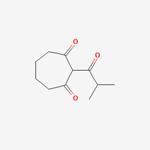 2-(2-Methylpropanoyl)cycloheptane-1,3-dione