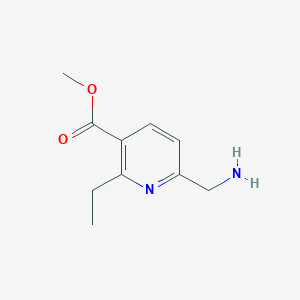 Methyl 6-(aminomethyl)-2-ethylpyridine-3-carboxylate