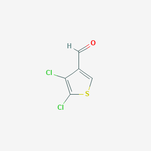 molecular formula C5H2Cl2OS B1331484 4,5-二氯噻吩-3-甲醛 CAS No. 61200-59-7