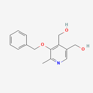 B1331489 [4-(Hydroxymethyl)-6-methyl-5-phenylmethoxypyridin-3-yl]methanol CAS No. 7442-21-9