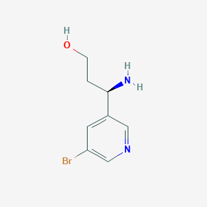 (3R)-3-Amino-3-(5-bromo(3-pyridyl))propan-1-OL