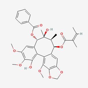 molecular formula C34H36O11 B13314948 KadsuphilolT 