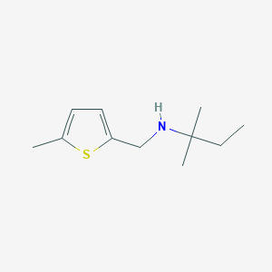 (2-Methylbutan-2-yl)[(5-methylthiophen-2-yl)methyl]amine