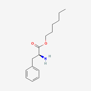 molecular formula C15H23NO2 B13314967 hexyl (2S)-2-amino-3-phenylpropanoate 