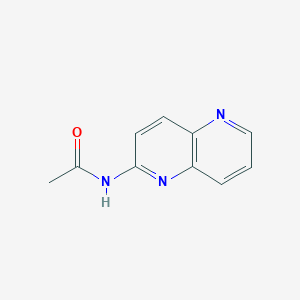 molecular formula C10H9N3O B1331497 N-(1,5-萘啶-2-基)乙酰胺 CAS No. 38956-59-1